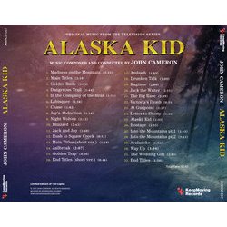 Alaska Kid サウンドトラック (John Cameron) - CD裏表紙