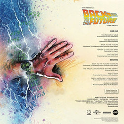 Back to the Future Trilha sonora (Alan Silvestri) - CD capa traseira