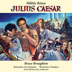 Julius Caesar Trilha sonora (Mikls Rzsa) - capa de CD