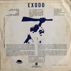 Exodo Trilha sonora (Ernest Gold) - CD capa traseira