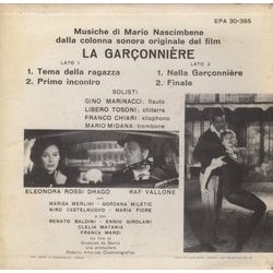 La garonniere Soundtrack (Mario Nascimbene) - CD Back cover