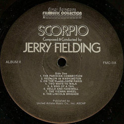 Scorpio サウンドトラック (Jerry Fielding) - CDインレイ