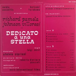 Dedicato A Una Stella Soundtrack (Stelvio Cipriani) - CD Back cover