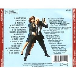 The Naked Gun 2: The Smell of Fear Soundtrack (Ira Newborn) - CD Back cover