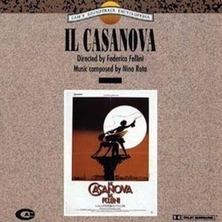 Il Casanova di Federico Fellini サウンドトラック (Nino Rota) - CDカバー