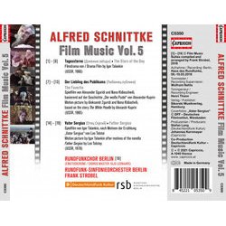 Alfred Schnittke: Film Music, Vol. 5 声带 (Alfred Schnittke) - CD后盖