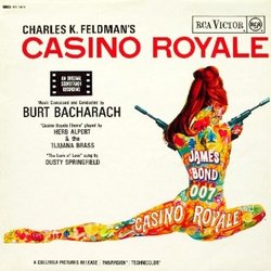 Casino Royale Trilha sonora (Herb Alpert and the Tijuana Brass, Burt Bacharach, Dusty Springfield) - capa de CD
