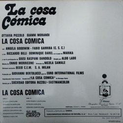 La Cosa Comica Ścieżka dźwiękowa (Ennio Morricone) - Tylna strona okladki plyty CD