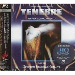 Tenebre Colonna sonora (Massimo Morante, Fabio Pignatelli, Claudio Simonetti) - Copertina del CD