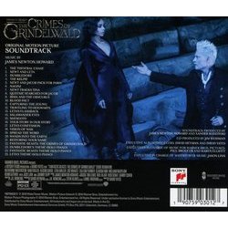 Fantastic Beasts: The Crimes of Grindelwald Soundtrack (James Newton Howard) - CD Back cover