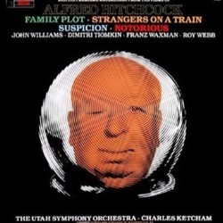 Four Alfred Hitchcock Films Soundtrack (Dimitri Tiomkin, Franz Waxman, Roy Webb, John Williams) - CD-Cover