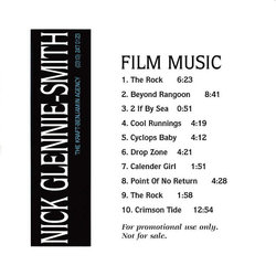 Film Music - Nick Glennie-Smith Soundtrack (Nick Glennie-Smith) - CD cover