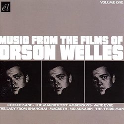 Music From The Films Of Orson Welles - Volume one Soundtrack (Bernard Herrmann, Jacques Ibert, Anton Karas, Paul Misraki, Heinz Roemheld) - CD cover