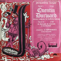 Quentin Durward Soundtrack (Georges Garvarentz) - CD Back cover