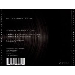 Elliot Goldenthal: Symphony in G-Sharp Minor サウンドトラック (Elliot Goldenthal) - CD裏表紙