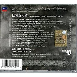 Love Story: Piano Themes From Cinema's Golden Age Ścieżka dźwiękowa (Various Artists, Valentina Lisitsa) - Tylna strona okladki plyty CD