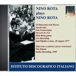 Nino Rota Plays Nino Rota Trilha sonora (Nino Rota) - capa de CD