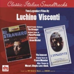 Two Legendary Films By Luchino Visconti Soundtrack (Franco Mannino, Piero Piccioni) - CD-Cover