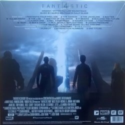 Fantastic Four サウンドトラック (Marco Beltrami, Philip Glass) - CD裏表紙