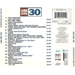 Um Die 30 サウンドトラック (Various Artists) - CD裏表紙
