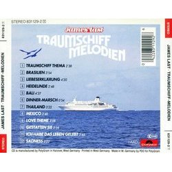 Traumschiff Melodien Ścieżka dźwiękowa (James Last) - Tylna strona okladki plyty CD
