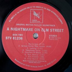 A Nightmare on Elm Street Ścieżka dźwiękowa (Charles Bernstein) - wkład CD