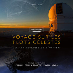 Voyage sur Les Flots Clestes  Les cartographes de Lunivers Soundtrack (Franck Lebon) - CD cover
