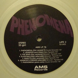 Phenomena Soundtrack (Simon Boswell,  Goblin, Claudio Simonetti) - CD-Inlay
