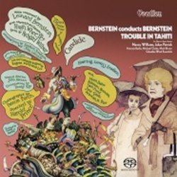 Bernstein conducts Bernstein: Trouble In Tahiti & Candide Soundtrack (Leonard Bernstein, Leonard Bernstein, John Latouche, Stephen Sondheim, Richard Wilbur) - CD cover