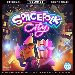 Spacefolk City - Volume 1 Colonna sonora (Vincent Diamante, Alex May) - Copertina del CD