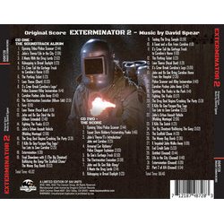 Exterminator 2 サウンドトラック (David Spear) - CD裏表紙