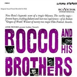 Rocco E I Suoi Fratelli サウンドトラック (Nino Rota) - CDカバー