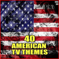 40 American TV Themes Soundtrack (Various Artists) - CD cover