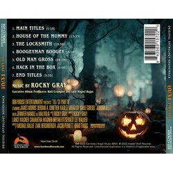   10/31 Part III Ścieżka dźwiękowa (Rocky Gray) - Tylna strona okladki plyty CD