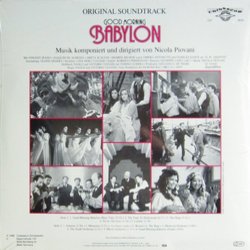 Good Morning Babylon Soundtrack (Nicola Piovani) - CD Achterzijde