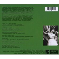 The Cinema of Elizabeth Taylor サウンドトラック (Various Artists) - CD裏表紙