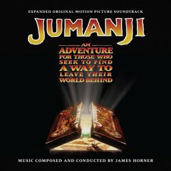 Jumanji Trilha sonora (James Horner) - capa de CD