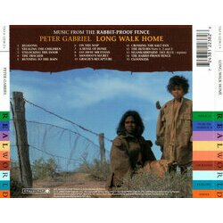 Long Walk Home サウンドトラック (Peter Gabriel) - CD裏表紙