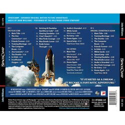 SpaceCamp Colonna sonora (John Williams) - Copertina posteriore CD