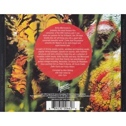 Crime and Dissonance Ścieżka dźwiękowa (Ennio Morricone) - Tylna strona okladki plyty CD