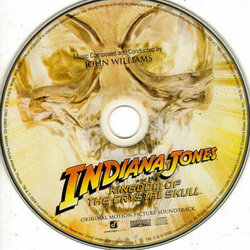 Indiana Jones and the Kingdom of the Crystal Skull サウンドトラック (John Williams) - CDインレイ