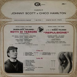 Notti di Terrore / Repulsione Soundtrack (Chico Hamilton, John Scott) - CD-Rückdeckel