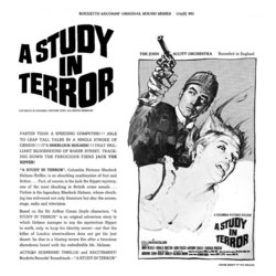 A Study in Terror Soundtrack (John Scott) - CD Back cover