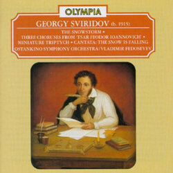 The Snowstorm / Three Choruses / Miniature Triptych / Cantata Soundtrack (Georgy Sviridov) - CD-Cover