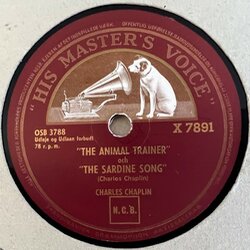 Rampljus / The Animal Trainer / The Sardine Song Ścieżka dźwiękowa (Charles Chaplin) - Tylna strona okladki plyty CD