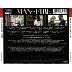 Man on Fire Ścieżka dźwiękowa (Harry Gregson-Williams) - Tylna strona okladki plyty CD