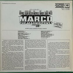 Marco the Magnificent Bande Originale (Charles Aznavour, Georges Garvarentz) - CD Arrière