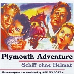 Plymouth Adventure サウンドトラック (Mikls Rzsa) - CDカバー