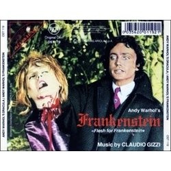 Andy Warhol's Dracula Ścieżka dźwiękowa (Claudio Gizzi) - Tylna strona okladki plyty CD