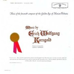 Anthony Adverse Ścieżka dźwiękowa (Erich Wolfgang Korngold) - Okładka CD